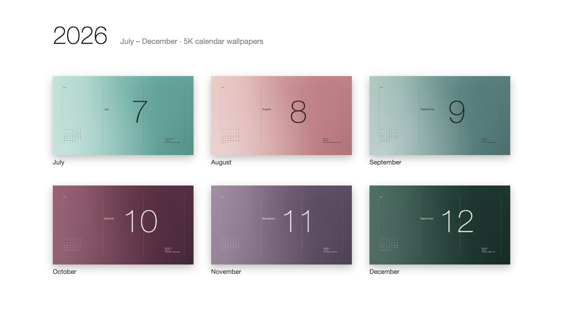 July - December 2026 v2