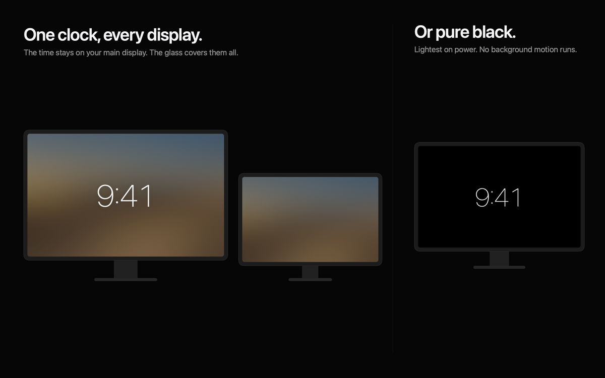 Fold Clock Screensaver
