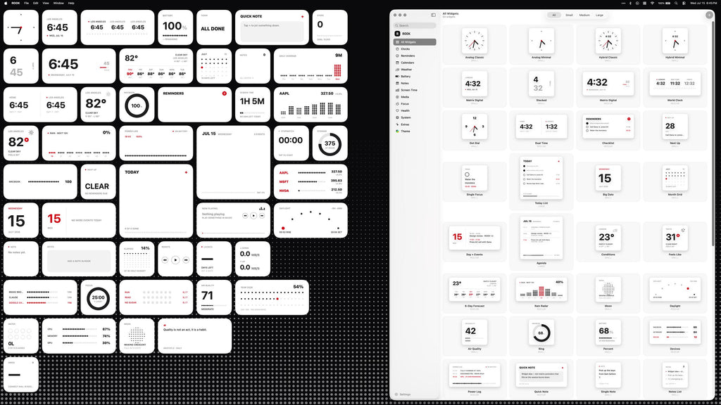 FULL SUITE  / All 4 Apps + ROOK Widgets