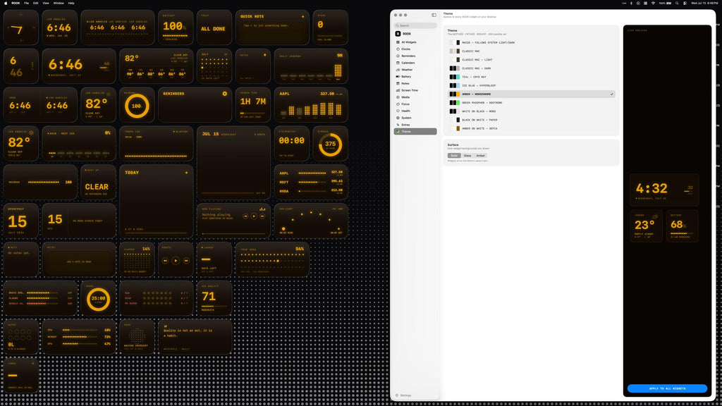 Rook Widgets for MacOS