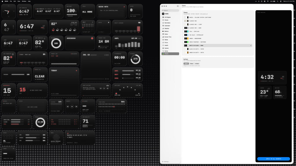 FULL SUITE  / All 4 Apps + ROOK Widgets