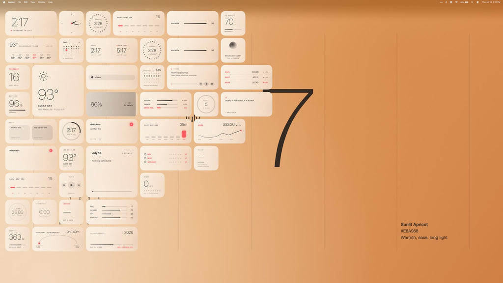 Lumen MacOS Widgets