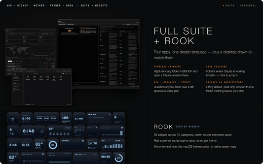 FULL SUITE  / All 4 Apps + ROOK Widgets