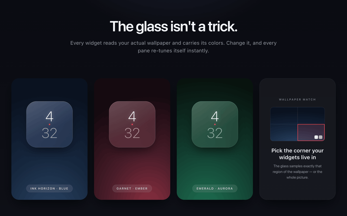 Lumen MacOS Widgets