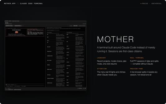MOTHER — Claude Code Terminal