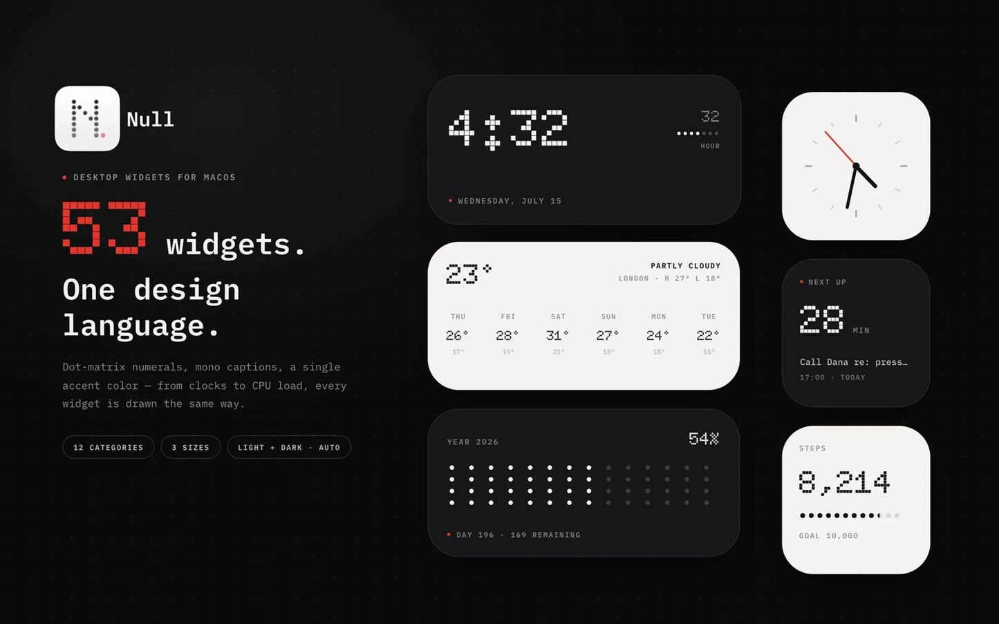 Four Widget Apps Bundle