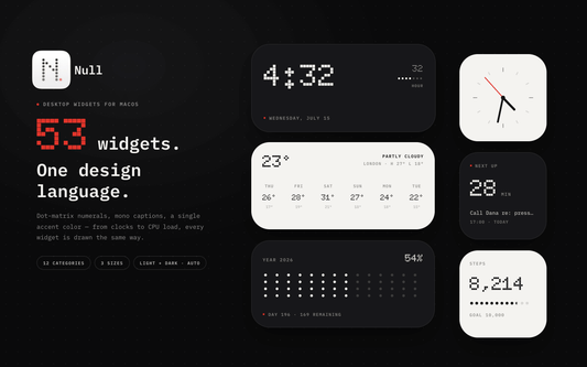 Null Widgets + Rook Widgets Bundle