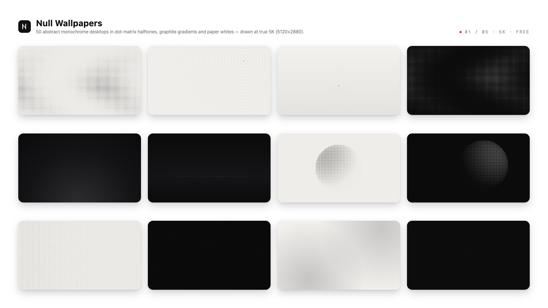 Null Wallpaper Pack