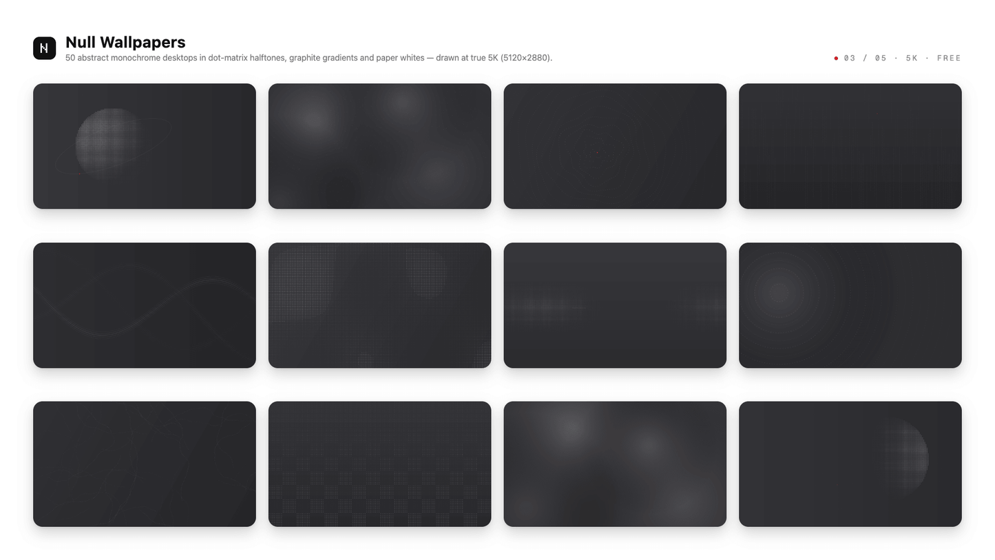 Null Wallpaper Pack